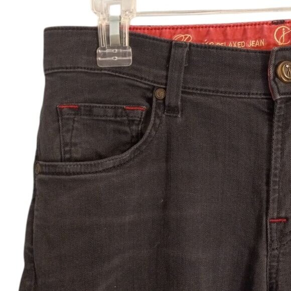 CJ Cookie Johnson Size 25 Jeans Praise Relaxed Fit Black Denim Stretch - Picture 8 of 12